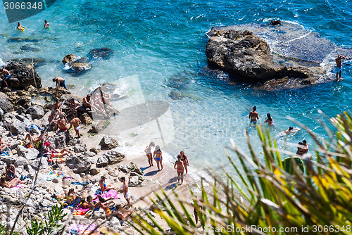 Image of Francesi beach, mongerbino, Sicily