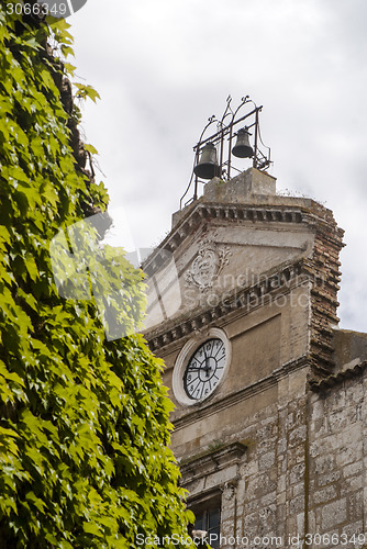 Image of details of the mother church of polizzi generosa