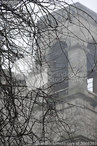 Image of detail of cathedral in polizzi generosa