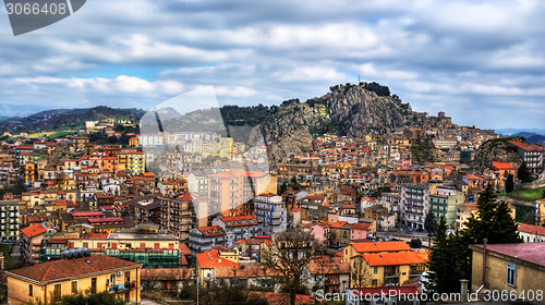 Image of Nicosia city, in hdr. Sicily,Italy