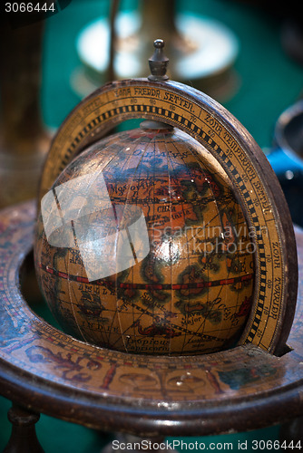 Image of vintage globe