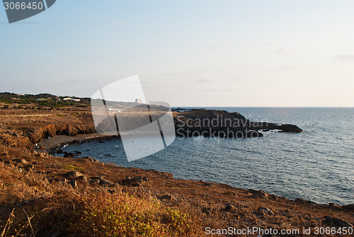 Image of Spalmatore beach. Ustica Island