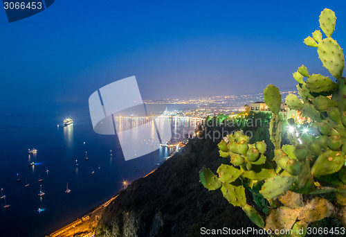 Image of Night view from Taormina