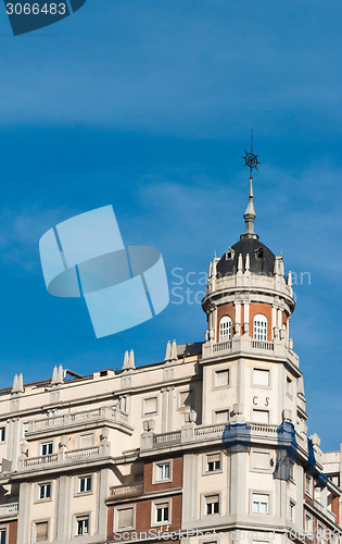 Image of View of an old building in Madrid, Spain