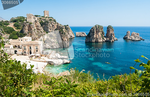 Image of Faraglioni and Tonnara at Scopello, Sicily