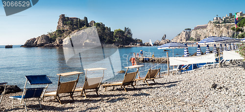 Image of Isola Bella (Beautiful island) is a small island near Taormina