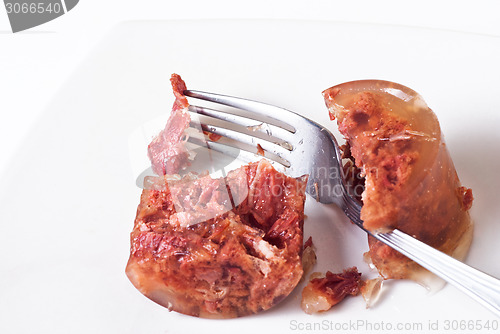 Image of Stew in jelly isolated 