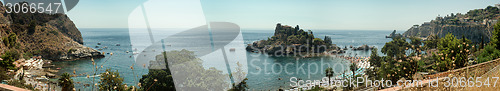 Image of Panoramic view of Isola Bella (Beautiful island): small island n