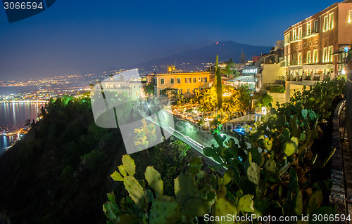 Image of Night view from Taormina