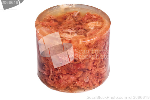 Image of Stew in jelly isolated 