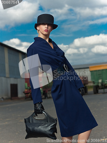 Image of beautiful girl in outdoor