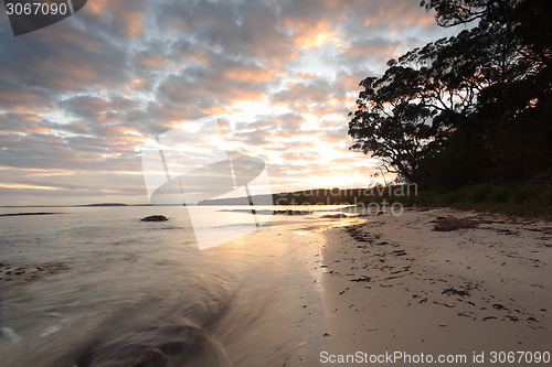 Image of Serene morning at Scottish Rocks