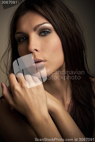 Image of beautiful girl portrait