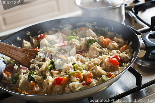 Image of Risotto cooking