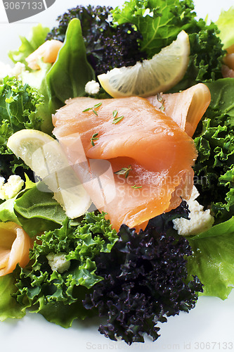 Image of Salad with salmon