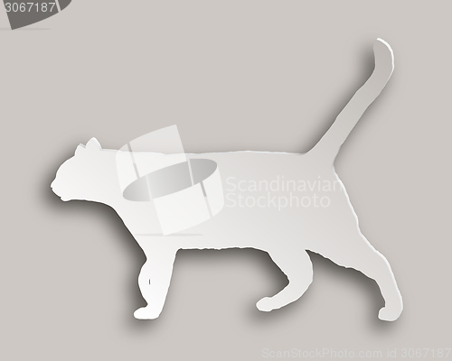 Image of Cat paper style