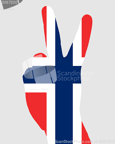 Image of Norwegian finger signal