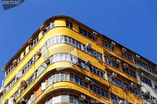 Image of Old apartments in Hong Kong at day 