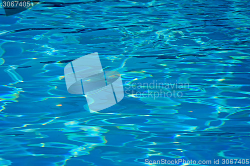 Image of Fragment have been added at the bottom of the pool with water