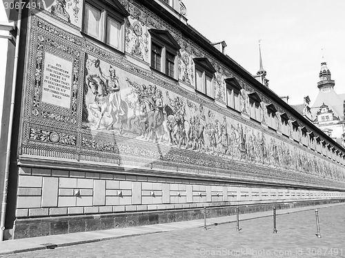 Image of  Fuerstenzug Procession of Princes in Dresden, Germany 