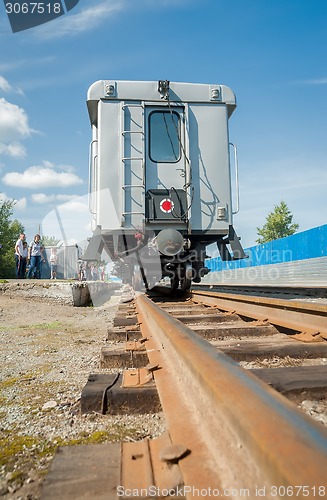 Image of Tyumen children railroad. Russia