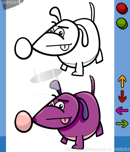 Image of dog game character cartoon illustration