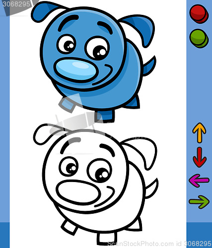 Image of dog game character cartoon illustration