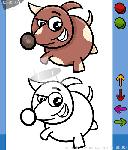 Image of dog game character cartoon illustration