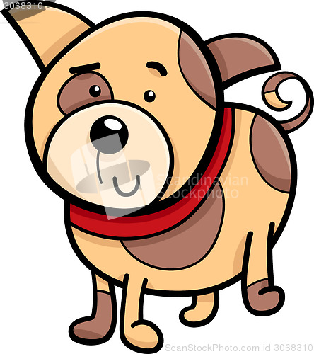 Image of spotted puppy cartoon illustration