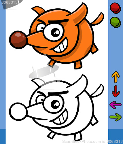 Image of dog game character cartoon illustration