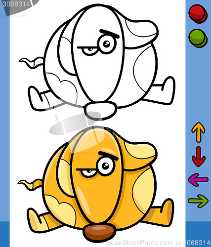 Image of dog game character cartoon illustration