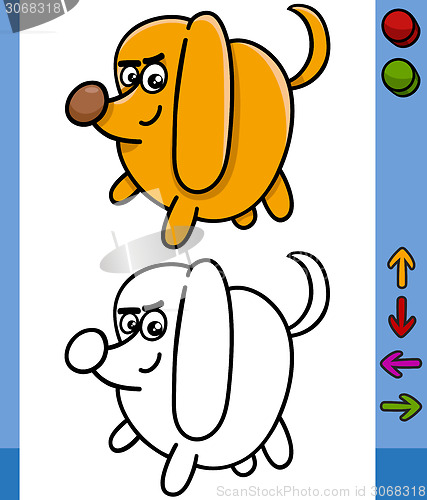 Image of dog game character cartoon illustration