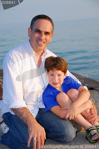 Image of Father son pier