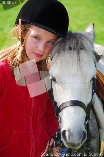 Image of Girl and pony