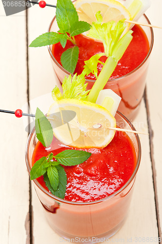 Image of fresh tomato juice