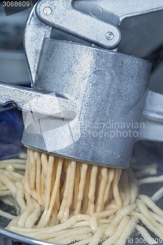 Image of Swabian noodle machine for spaetzle