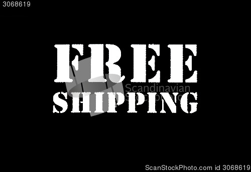 Image of Free Shipping Sign