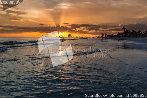 Image of Sunset on Fort Myers Beach