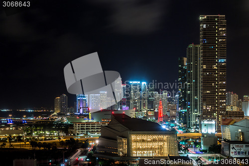 Image of Aerial view of Miami Downtown