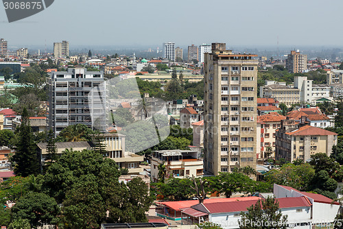 Image of Aerial view of downtown Maputo