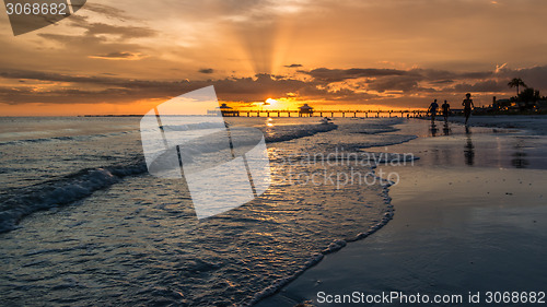 Image of Sunset on Fort Myers Beach