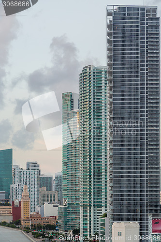 Image of Aerial view of Miami Downtown