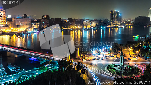 Image of Cairo at night