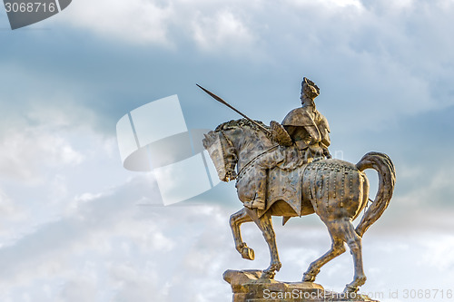 Image of Statue of Ras Makonnen on a horse