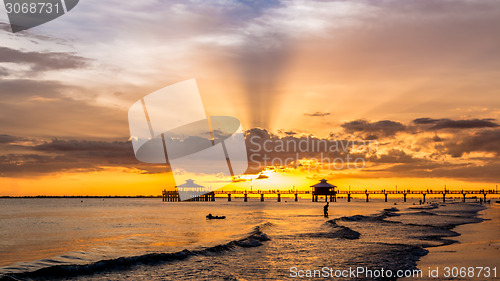 Image of Sunset on Fort Myers Beach