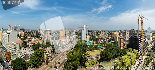 Image of Aerial view of downtown Maputo