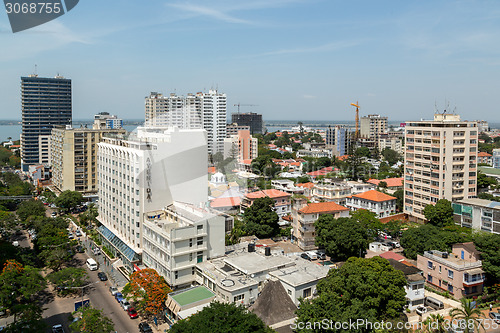 Image of Aerial view of downtown Maputo