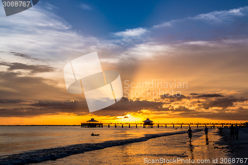 Image of Sunset on Fort Myers Beach