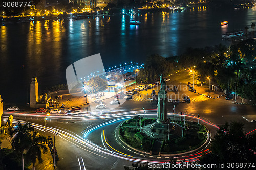 Image of Cairo at night