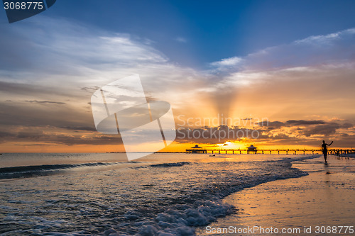 Image of Sunset on Fort Myers Beach